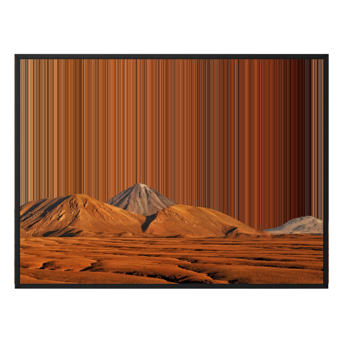 48×36" Framed Canvas - Black Frame variant