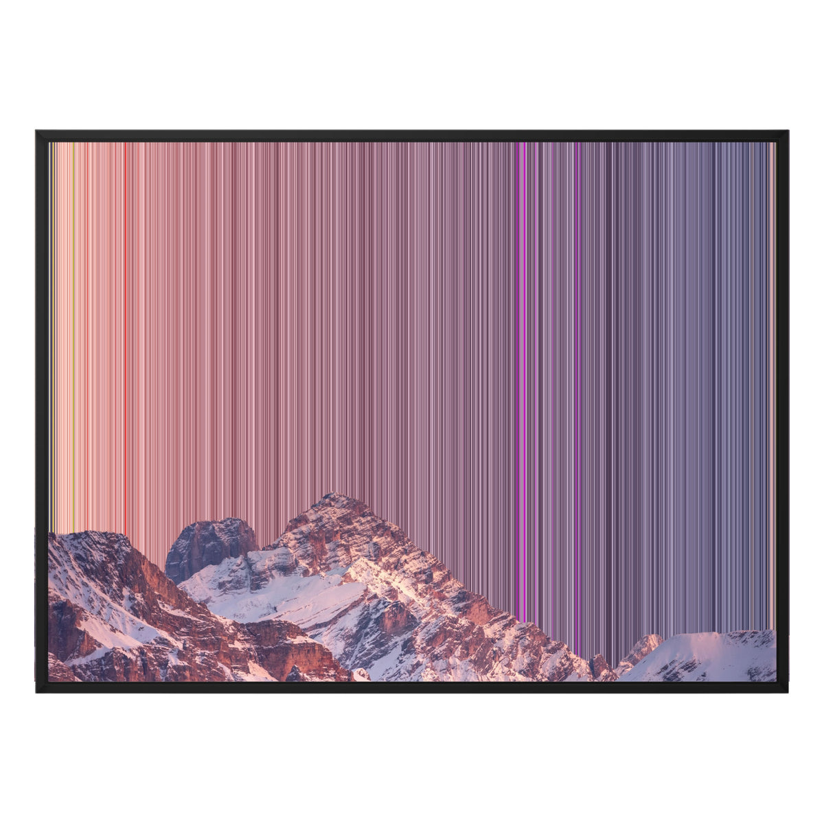 48×36" Framed Canvas - Black Frame variant