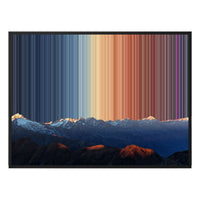 Tela con cornice classica, 48×36", cornice nera