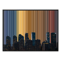 48×36" Framed Canvas - Black Frame variant
