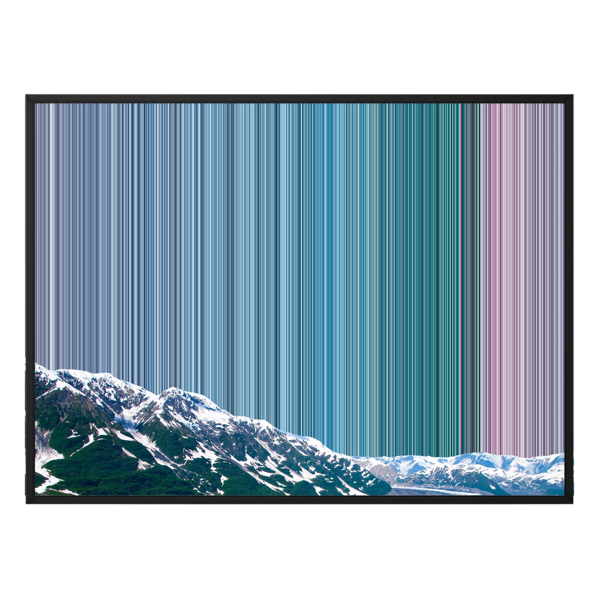 48×36" Framed Canvas - Black Frame variant