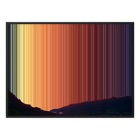 48×36" Framed Canvas - Black Frame variant