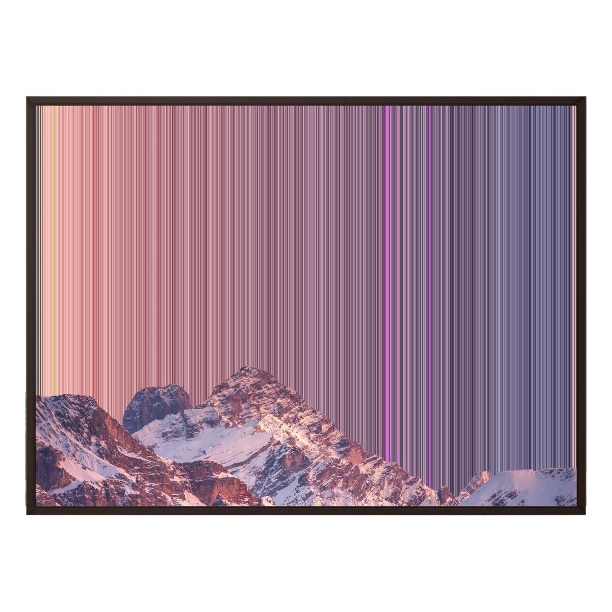 48×36" Framed Canvas - Brown Frame variant