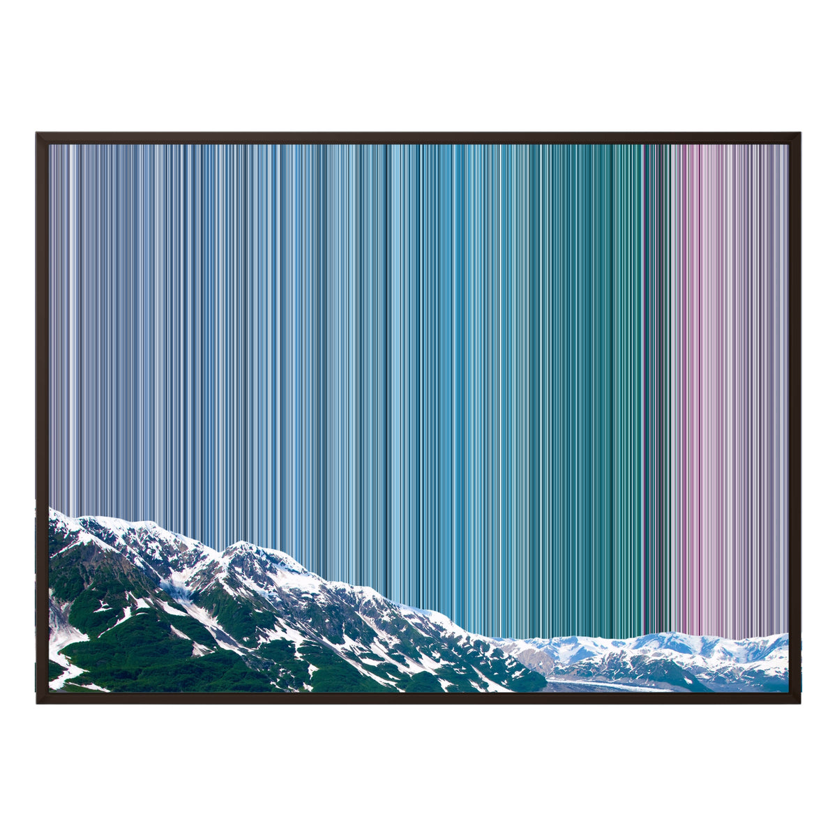48×36" Framed Canvas - Brown Frame variant