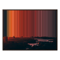 48×36" Framed Canvas - Brown Frame variant