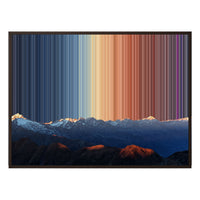 Tela con cornice classica, 48×36", cornice marrone