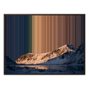 Ingelijst canvas, 48×36", bruine lijst