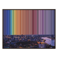 48×36" Framed Canvas - Brown Frame variant