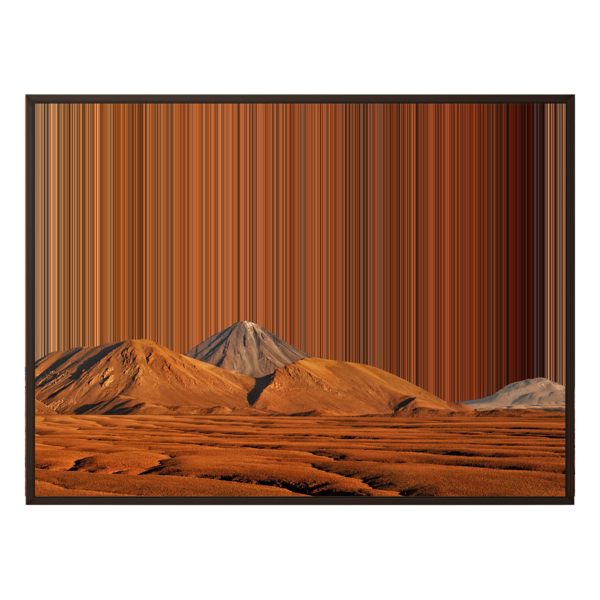 48×36" Framed Canvas - Brown Frame variant