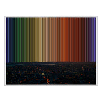 48×36" Framed Canvas - White Frame variant