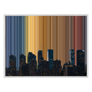 48×36" Framed Canvas - White Frame variant