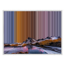 Inramad canvastavla, 48×36", vit ram