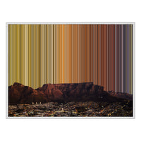 48×36" Framed Canvas - White Frame variant