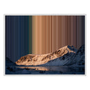 Ingelijst canvas, 48×36", witte lijst