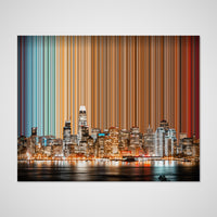 San Francisco, USA – lerretet sett rett forfra, med detaljene i motivet