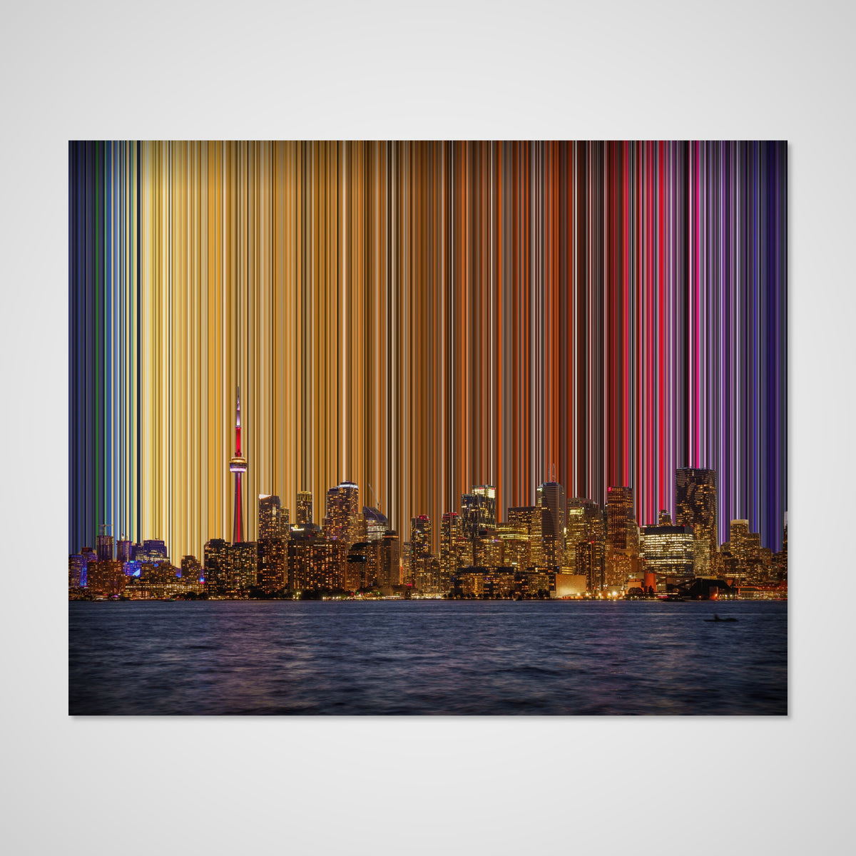 Toronto, Canada – dettaglio dell'opera su tela in vista frontale
