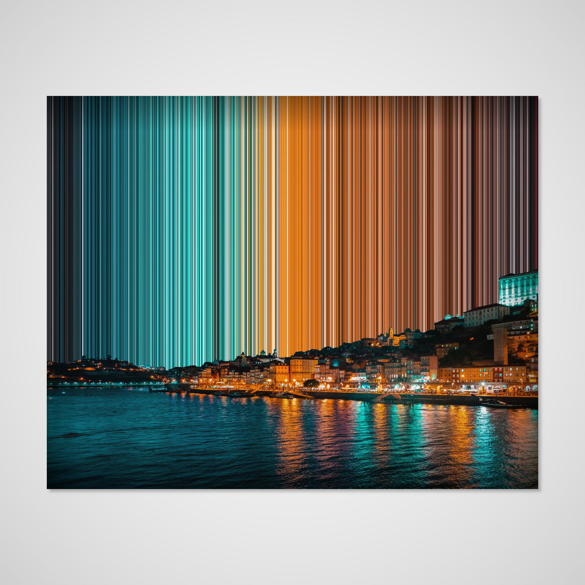 Oporto, Portugal: vista frontal del lienzo que muestra la obra en detalle