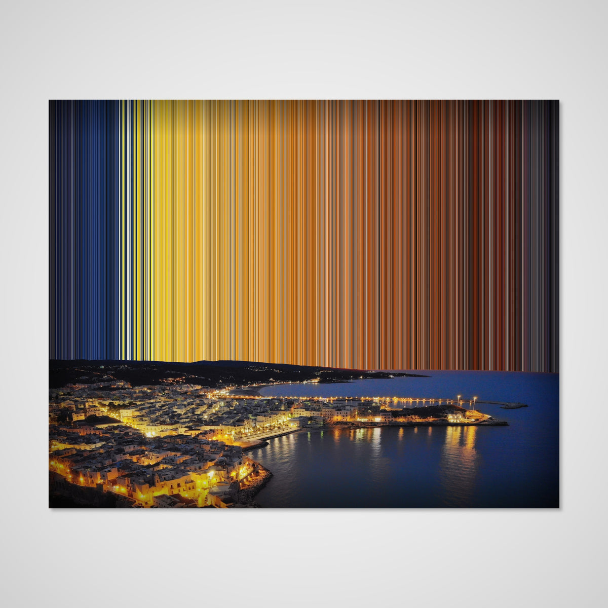 Vieste, Italia: vista frontal del lienzo que muestra la obra en detalle