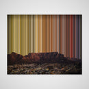 Cape Town, South Africa - Canvas mockup showing flat artwork detail - Gradienta