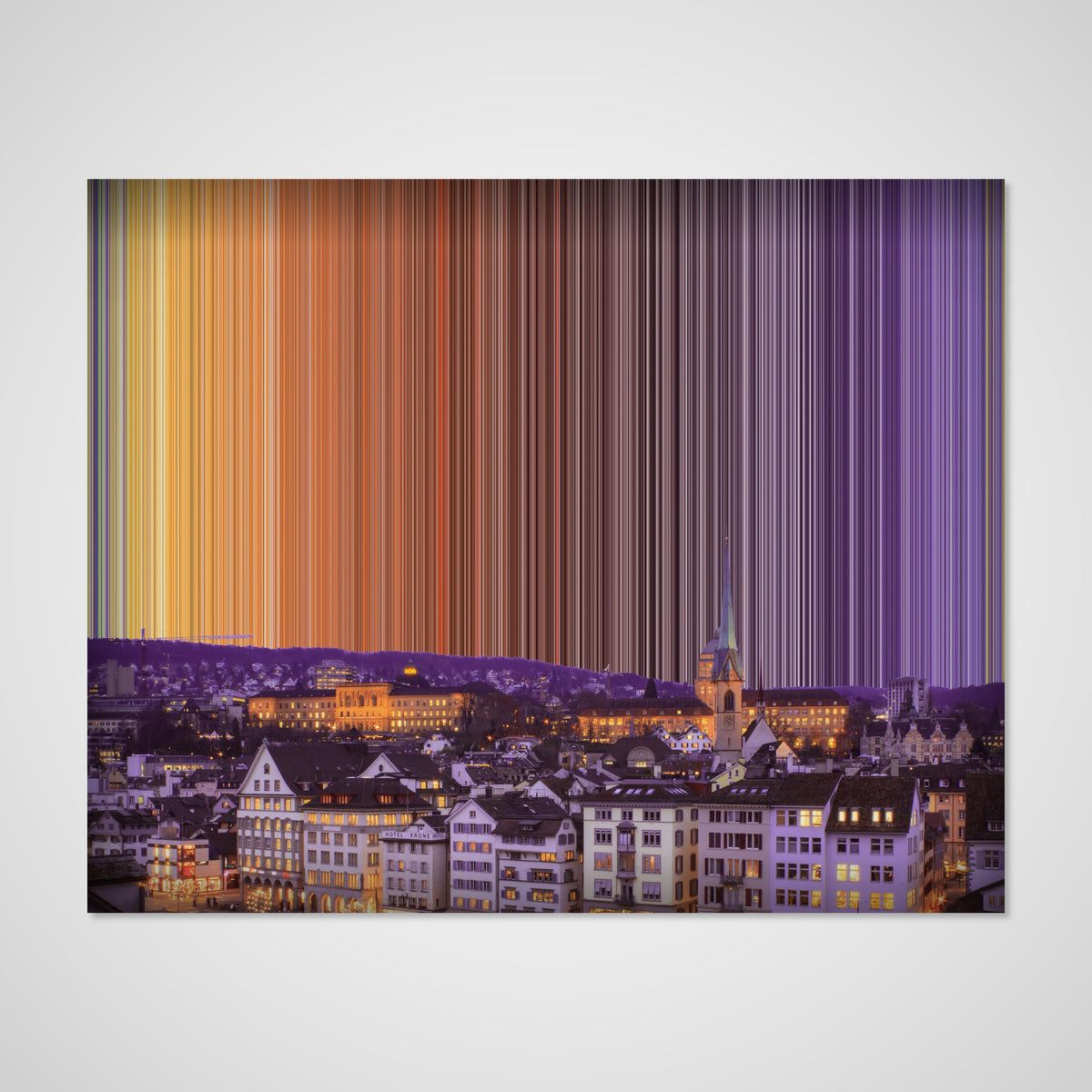Lærred på 38 mm blindramme, 30×24"