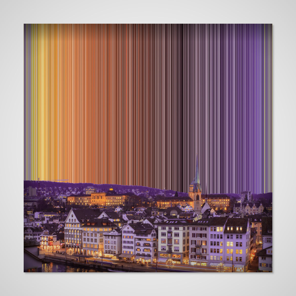 Lærred på 38 mm blindramme, 30×30"