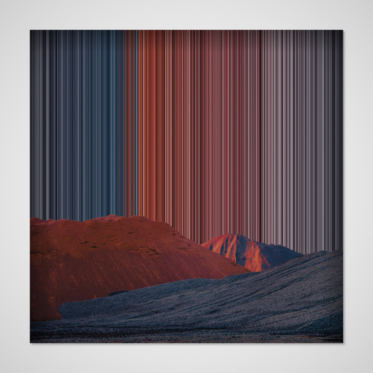 Toile sur châssis de 38 mm, format 30×30"