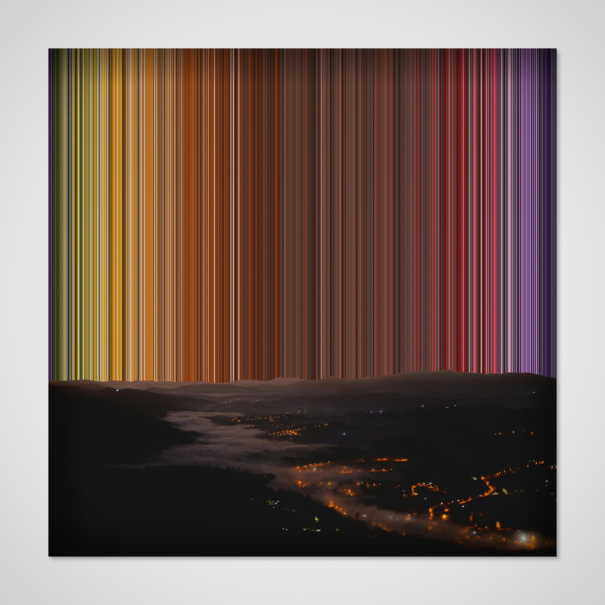 Toile sur châssis de 38 mm, format 30×30"