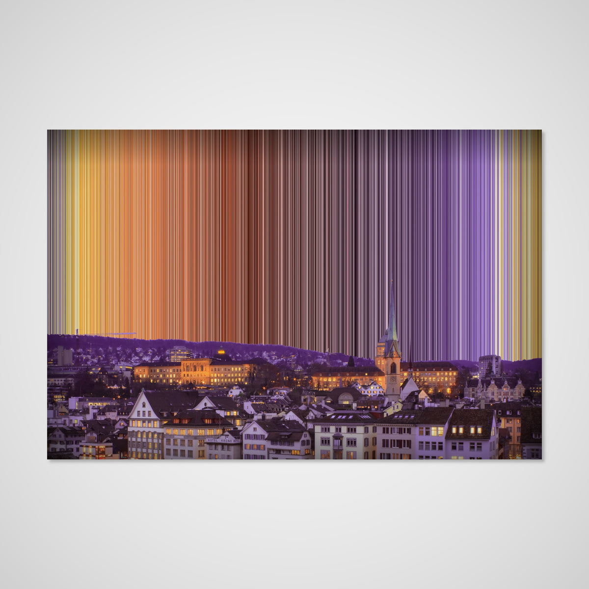 Lærred på 38 mm blindramme, 36×24"