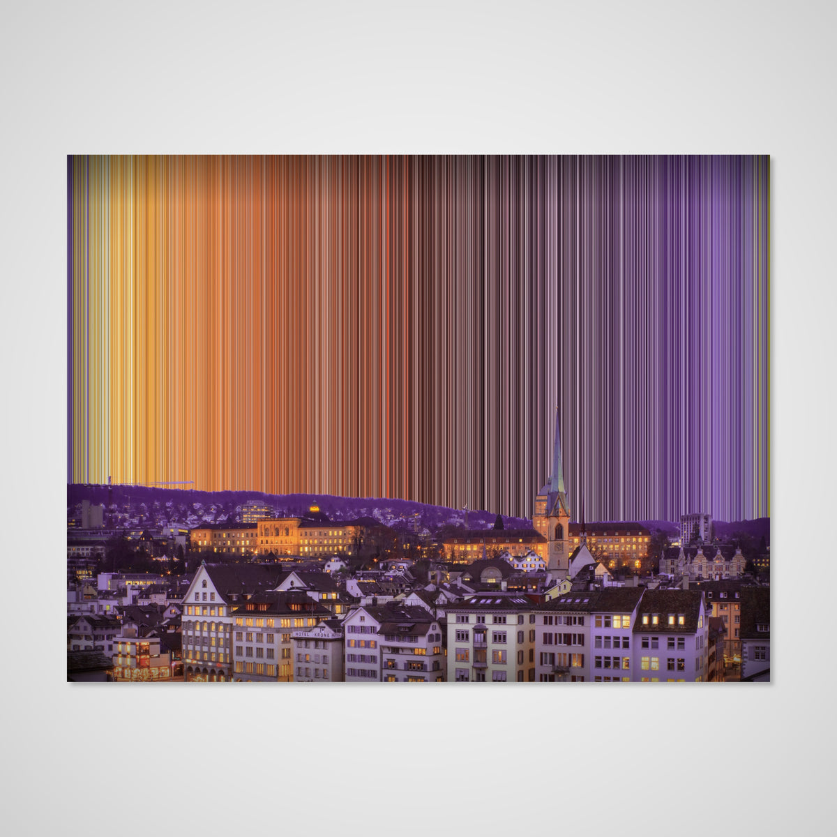 Lærred på 38 mm blindramme, 40×30"