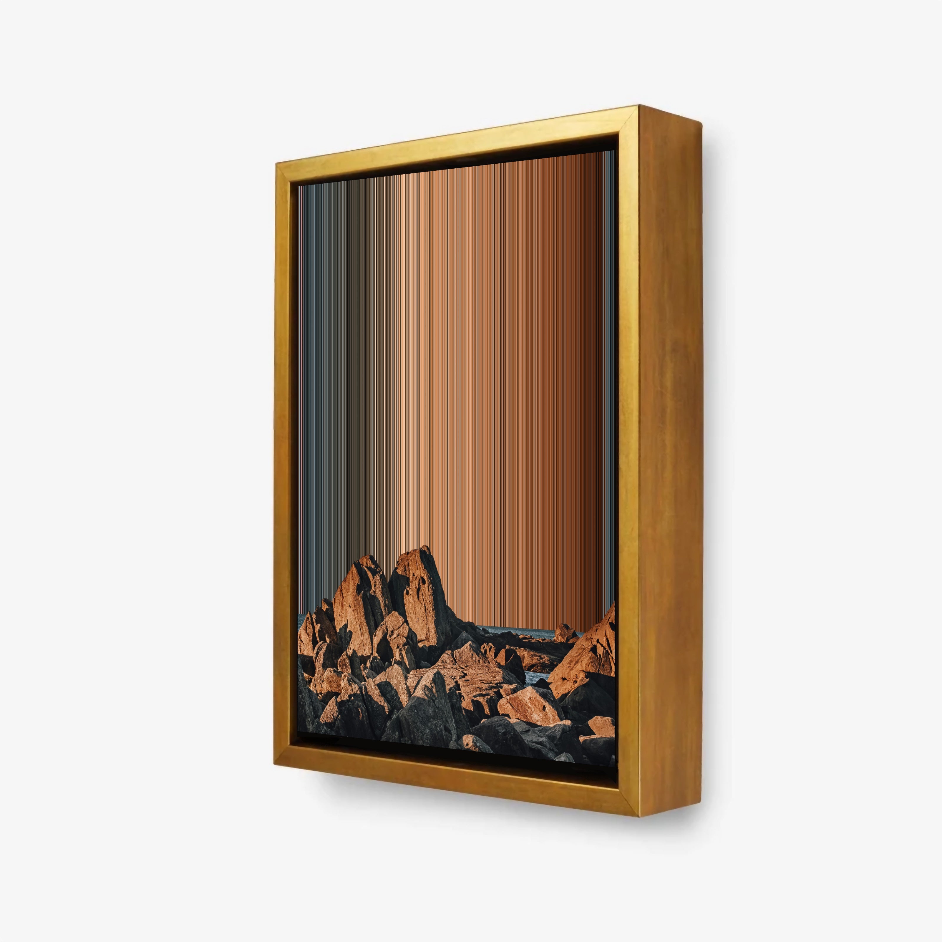Florianopolis, SC, Brasil - 3D framed canvas view - Gradienta