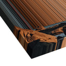 Florianopolis, SC, Brasil - 3D perspective view showing canvas depth and texture - Gradienta