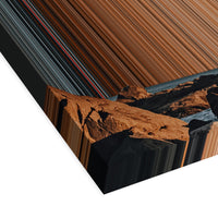 Florianopolis, SC, Brasil - 3D perspective view showing canvas depth and texture - Gradienta