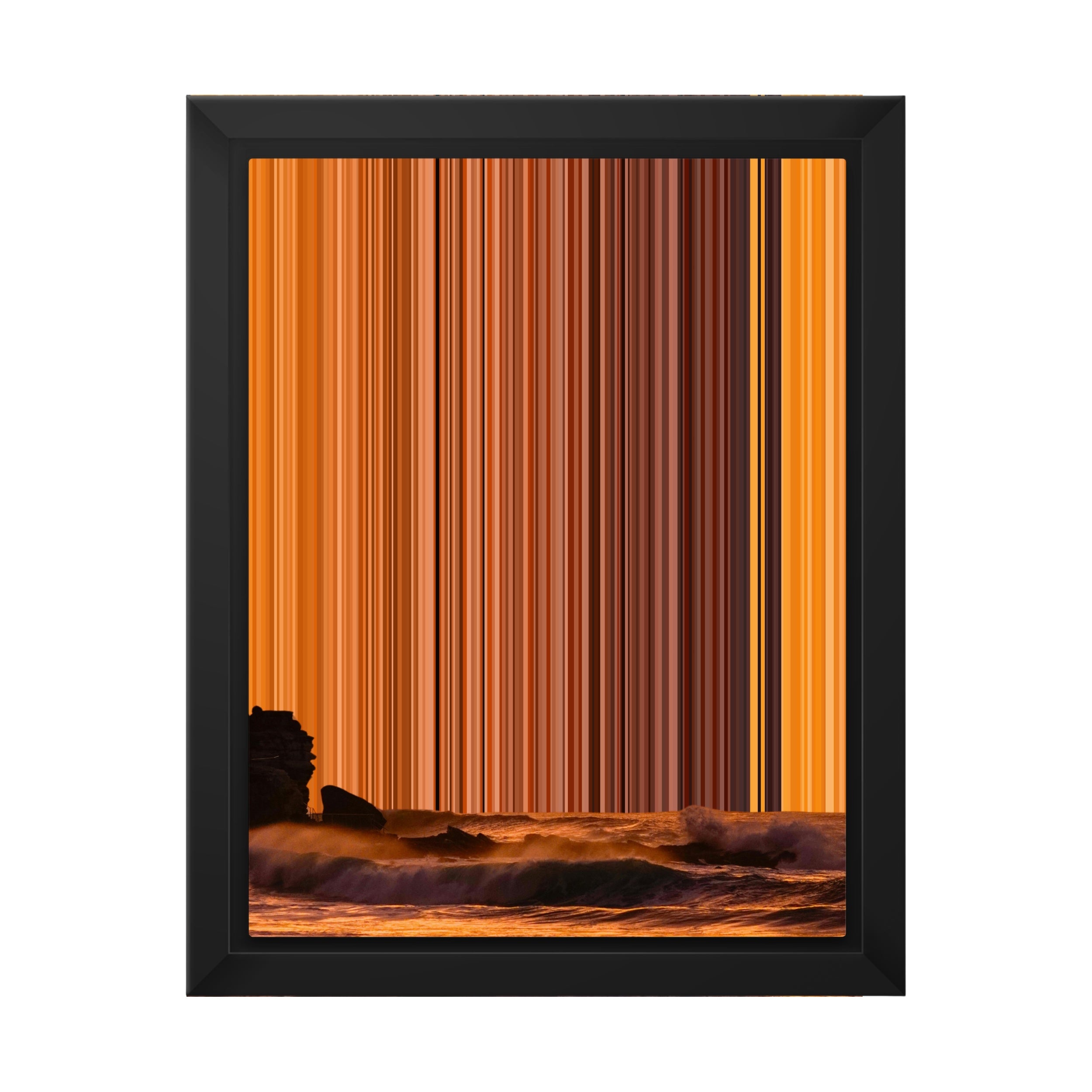 8×10" Framed Canvas - Black variant