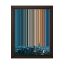 8×10" Framed Canvas - Brown variant