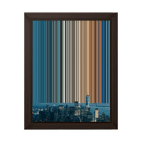 8×10" Framed Canvas - Brown variant