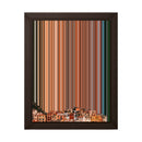 8×10" Framed Canvas - Brown variant