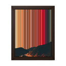 8×10" Framed Canvas - Brown variant