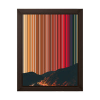 8×10" Framed Canvas - Brown variant