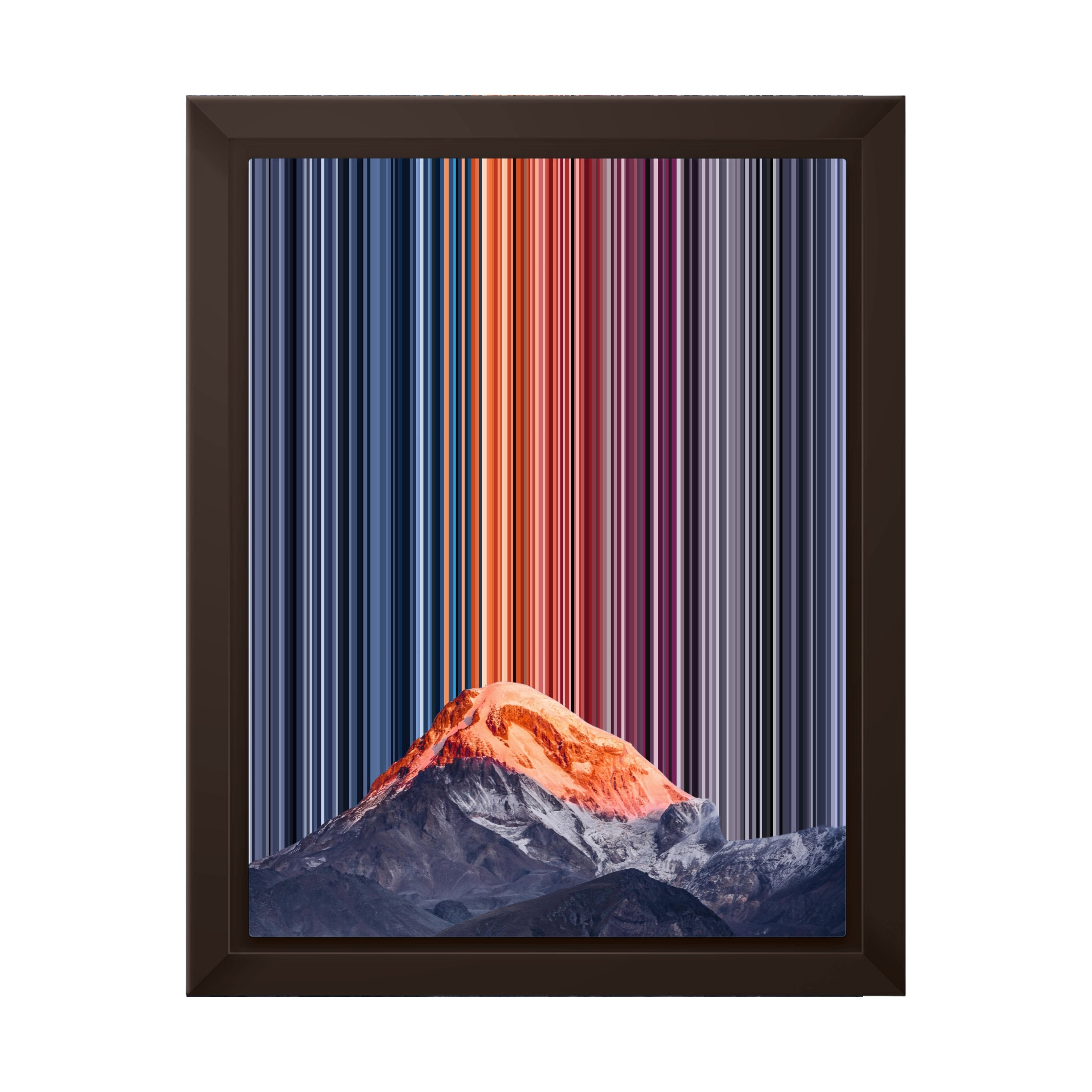 8×10" Framed Canvas - Brown variant