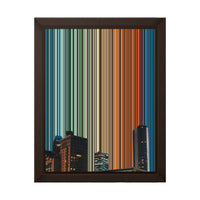 8×10" Framed Canvas - Brown variant