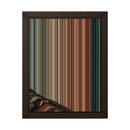 8×10" Framed Canvas - Brown variant