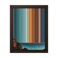 8×10" Framed Canvas - Brown variant