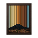 8×10" Framed Canvas - Brown variant