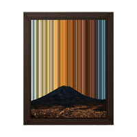 8×10" Framed Canvas - Brown variant