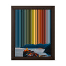 8×10" Framed Canvas - Brown variant