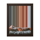 8×10" Framed Canvas - Brown variant