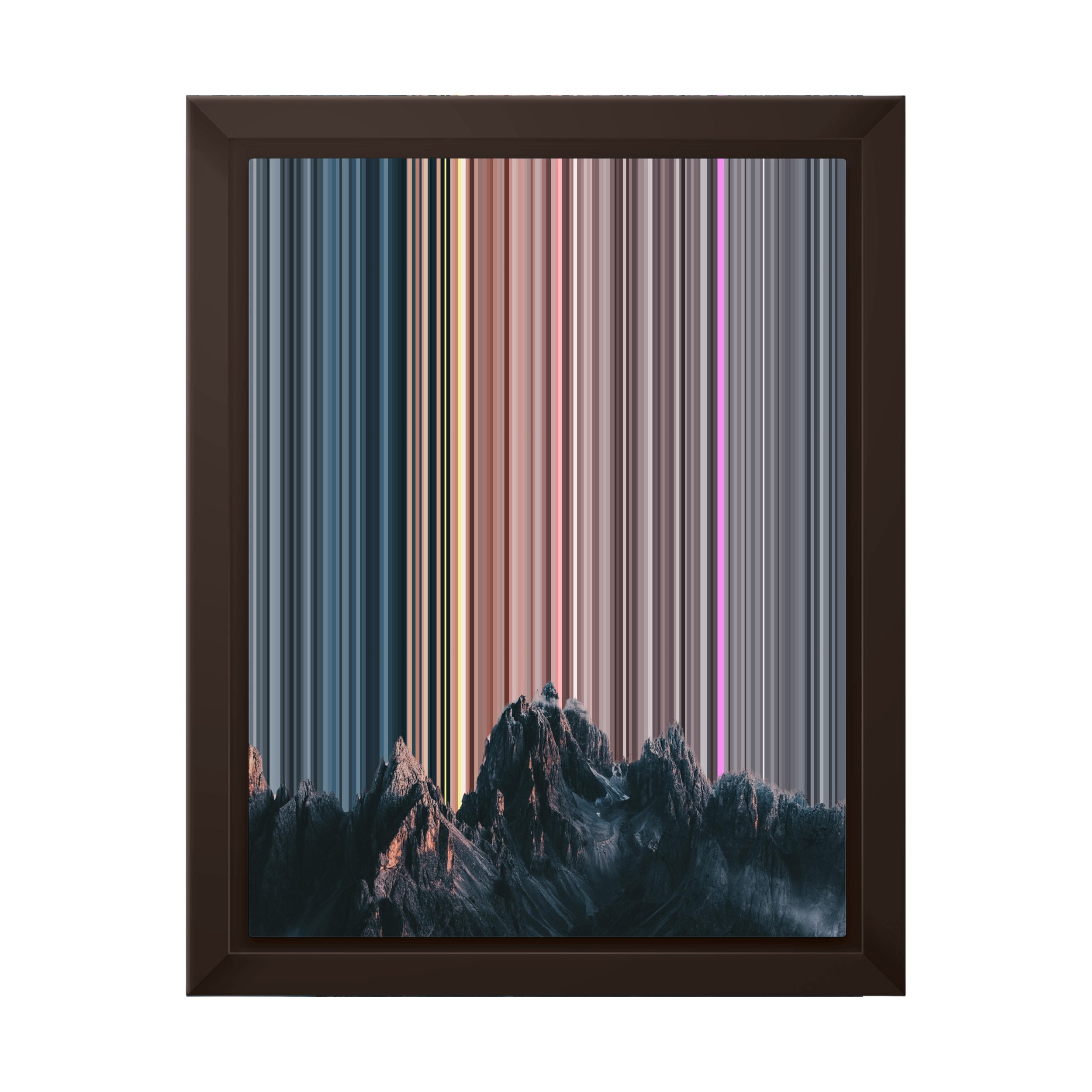 8×10" Framed Canvas - Brown variant