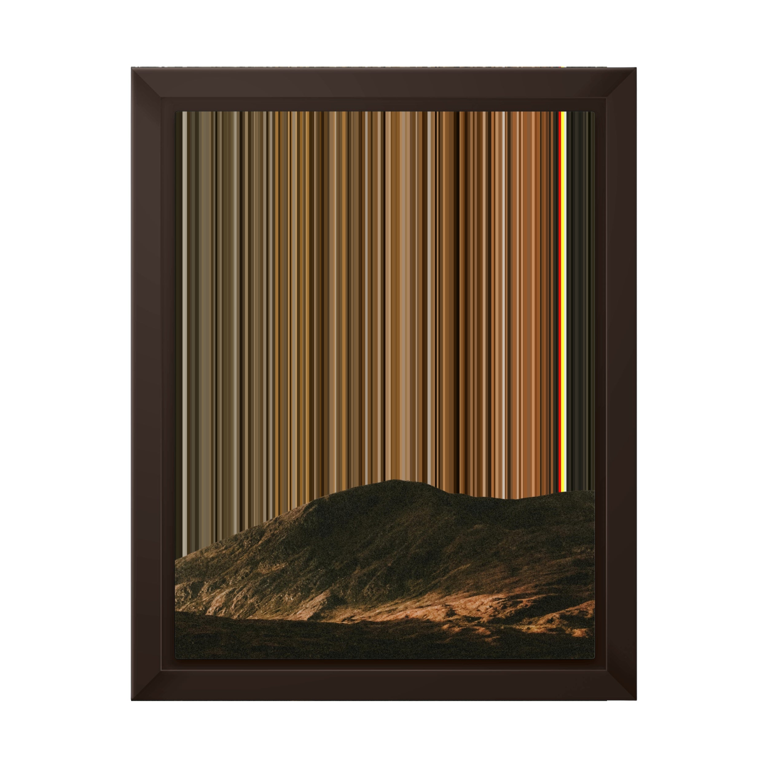 8×10" Framed Canvas - Brown variant