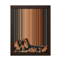 8×10" Framed Canvas - Brown variant