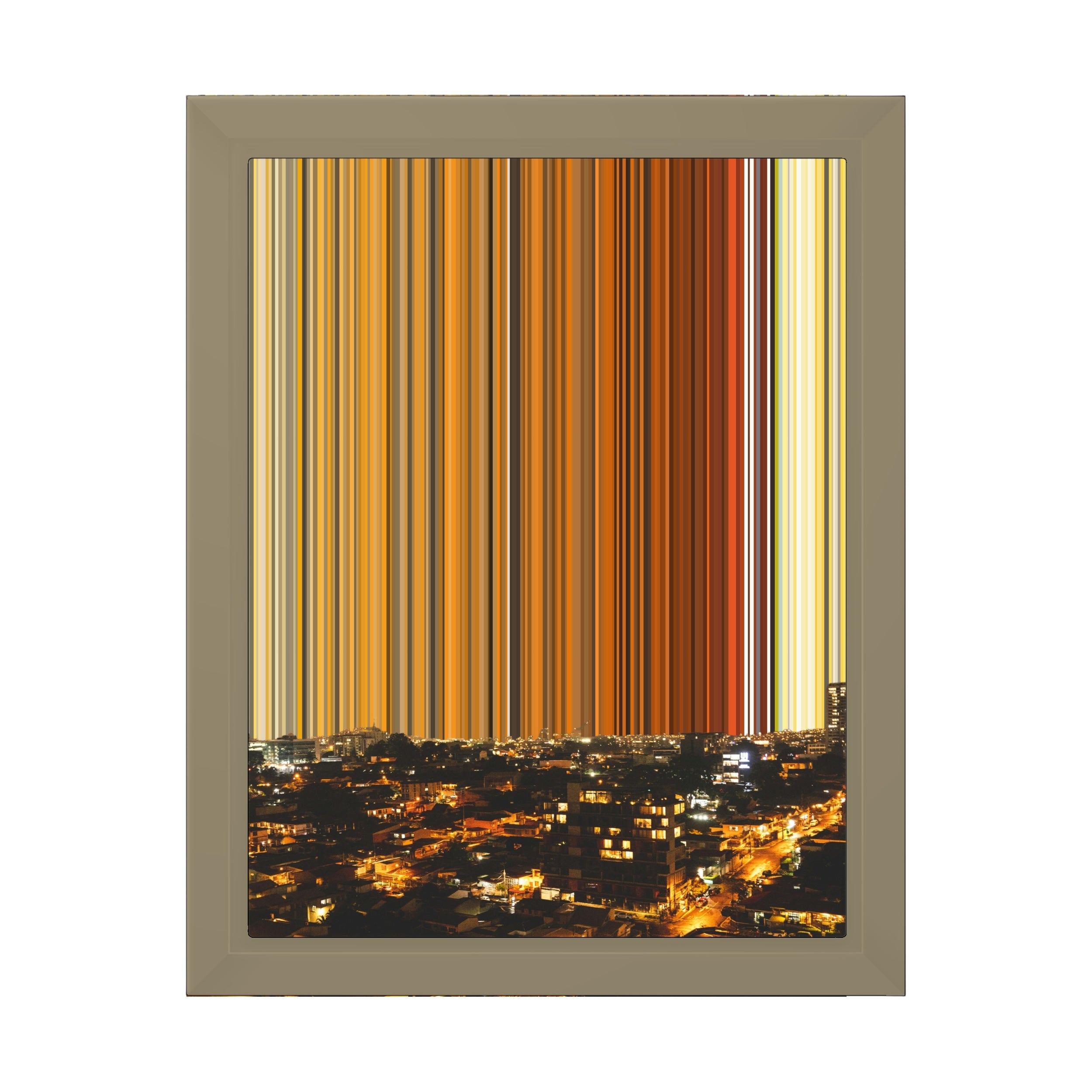 8×10" Framed Canvas - Natural variant